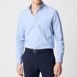 J. Crew Factory Slim Untucked Flex Shirt in Waterfall SZ XL EUC